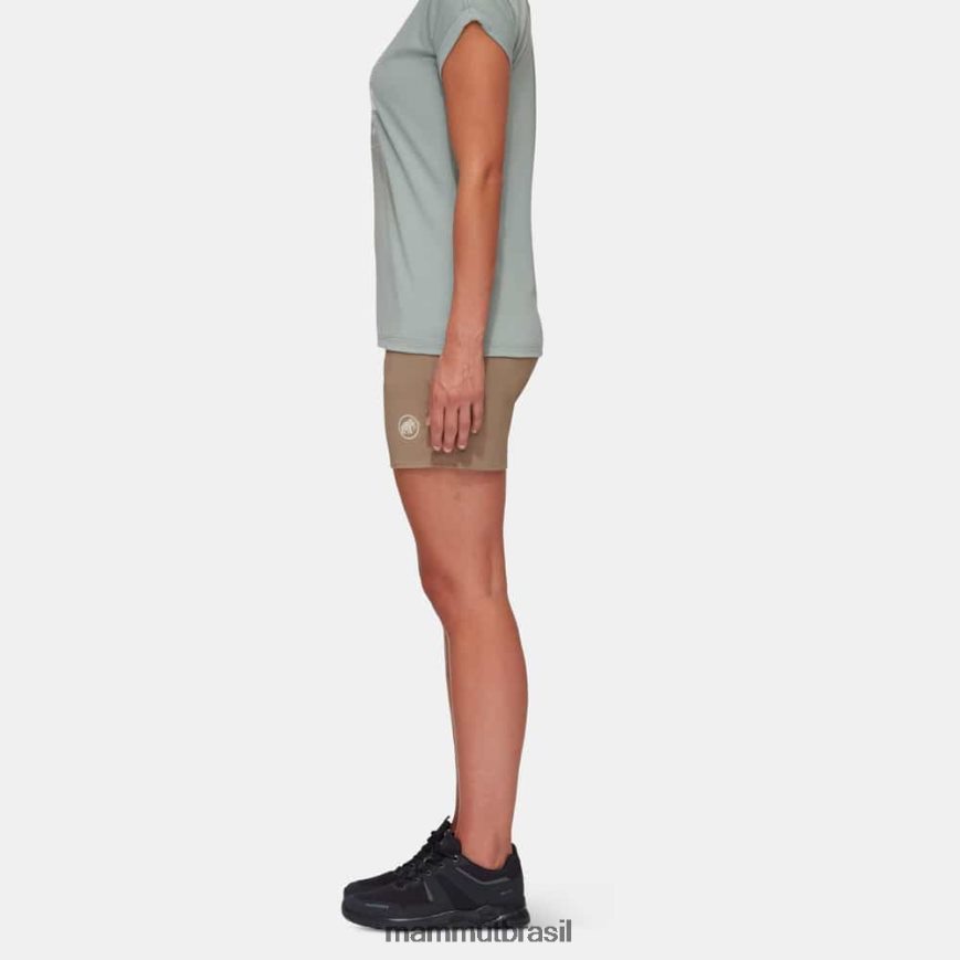calções de caminhada mulheres TZF08F1080 Mammut roupas areia escura