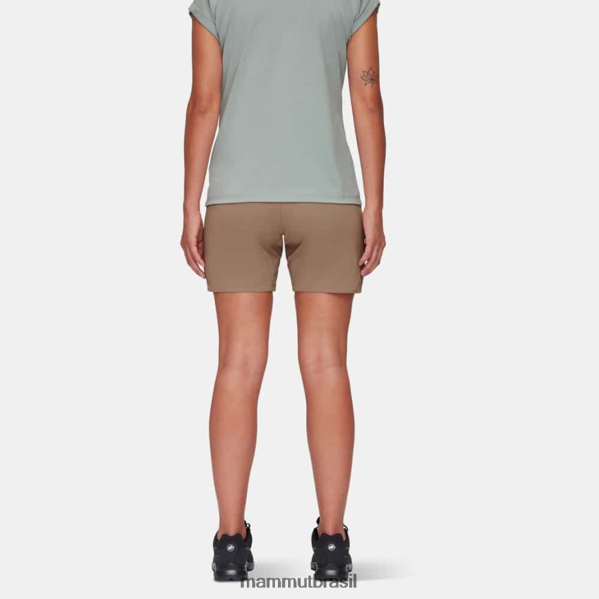 calções de caminhada mulheres TZF08F1080 Mammut roupas areia escura