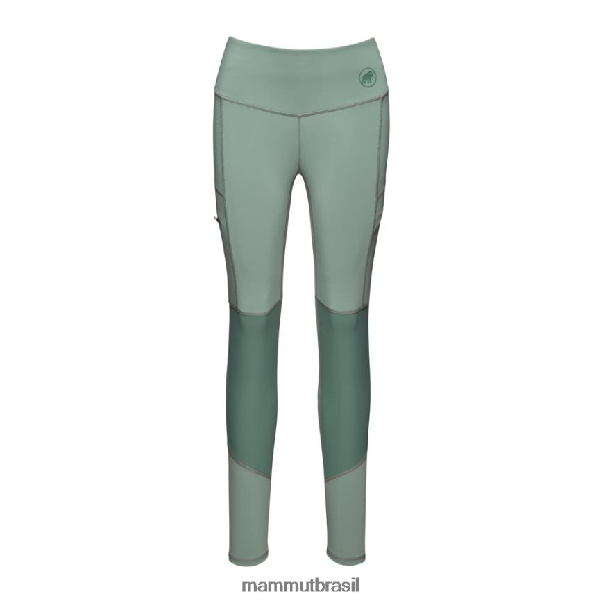 meia-calça híbrida zinal mulheres TZF08F94 Mammut roupas jade-jade escuro