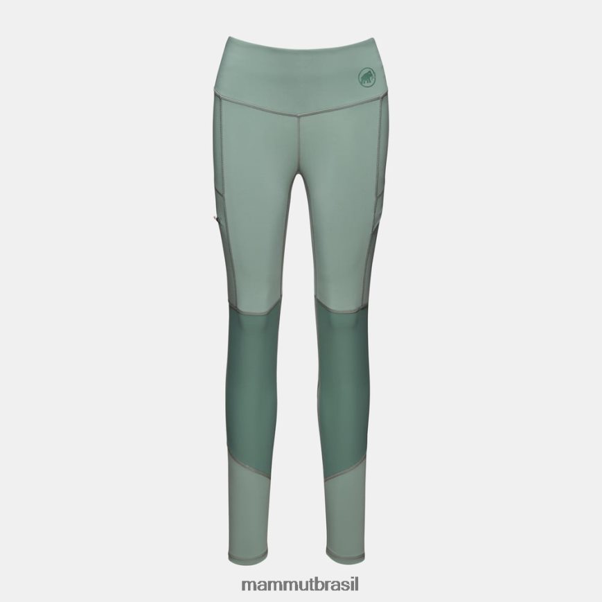 meia-calça híbrida zinal mulheres TZF08F94 Mammut roupas jade-jade escuro