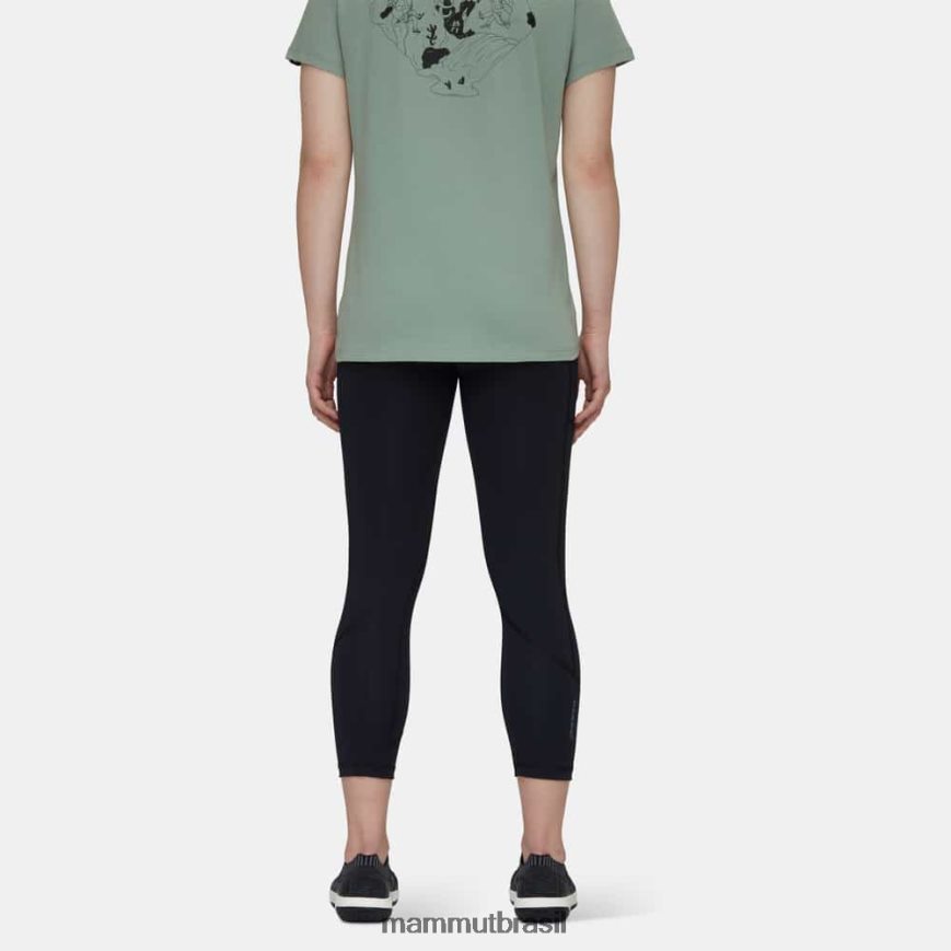 meia calça massone 7/8 mulheres TZF08F133 Mammut roupas preto