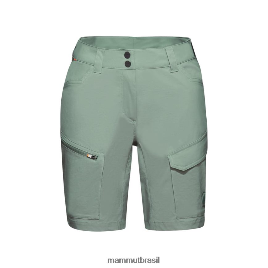 short hibrido zinal mulheres TZF08F834 Mammut roupas jade-jade escuro