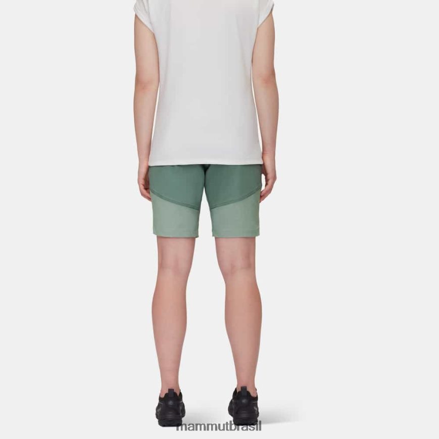 short hibrido zinal mulheres TZF08F834 Mammut roupas jade-jade escuro