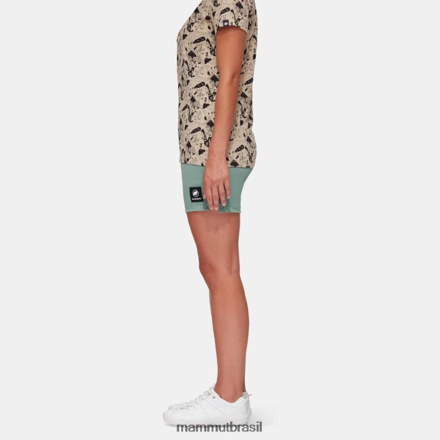 shorts claros massone mulheres TZF08F791 Mammut roupas jade escuro