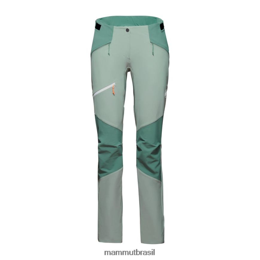 taiss so pants mulheres TZF08F1013 Mammut roupas jade-jade escuro