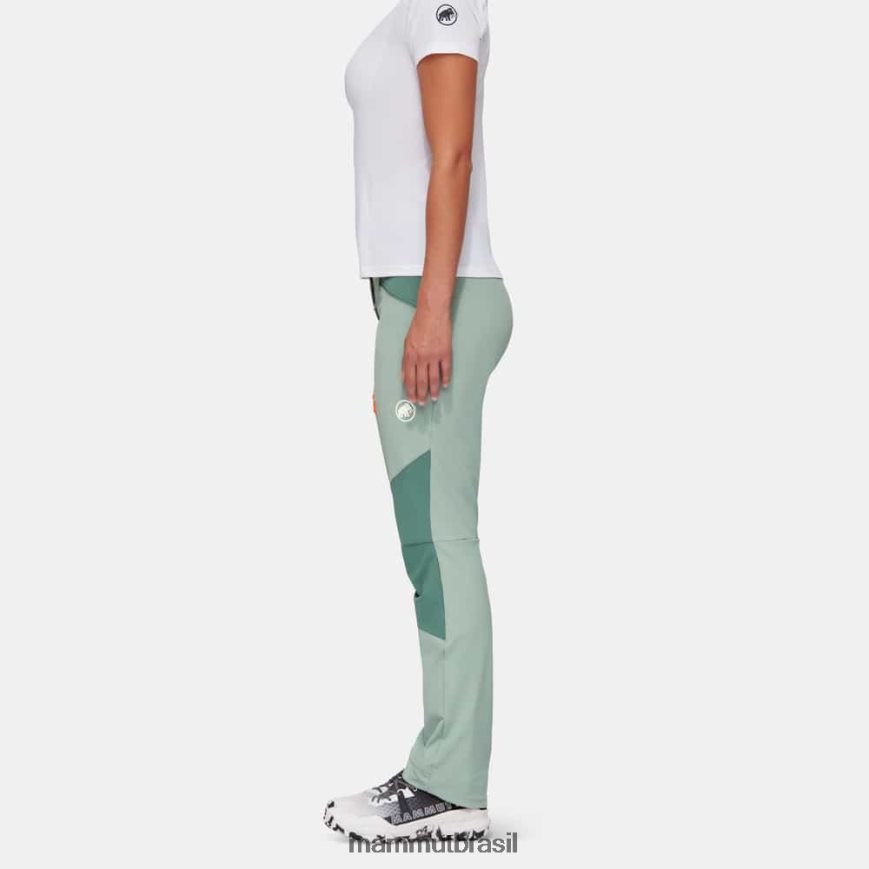 taiss so pants mulheres TZF08F1013 Mammut roupas jade-jade escuro