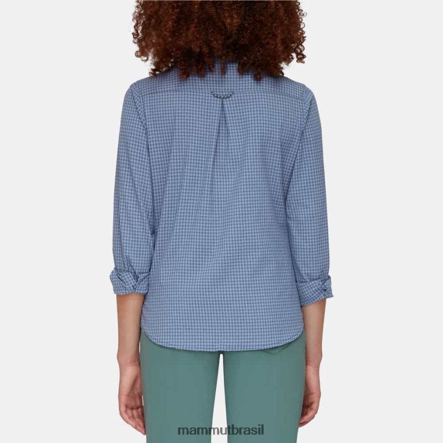 camisa manga longa aada mulheres TZF08F793 Mammut roupas noite de luz marinha