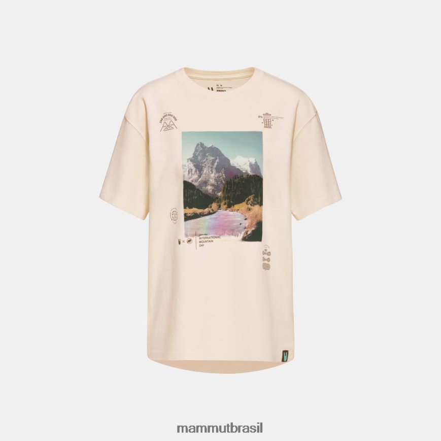 a menos que camiseta do dia da montanha mulheres TZF08F205 Mammut x roupas branco