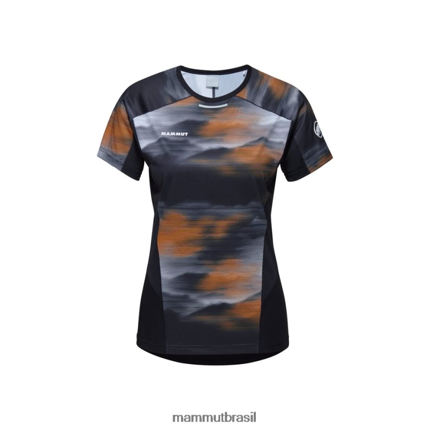 aenergy fl t-shirt light fader mulheres TZF08F105 Mammut roupas preto