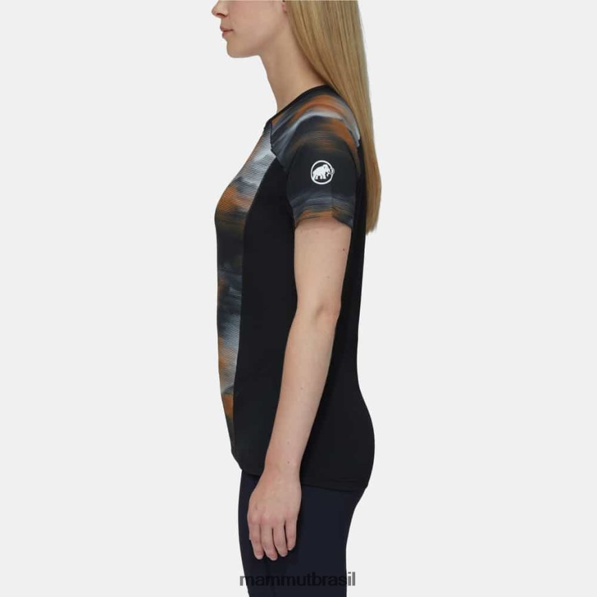 aenergy fl t-shirt light fader mulheres TZF08F105 Mammut roupas preto