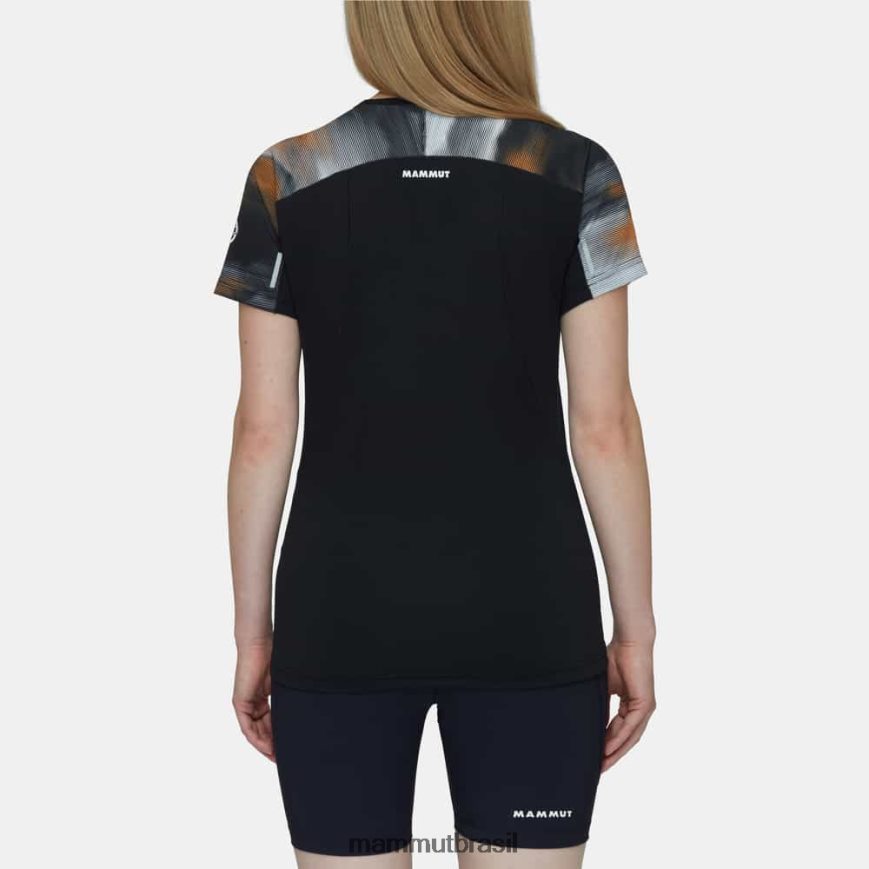 aenergy fl t-shirt light fader mulheres TZF08F105 Mammut roupas preto