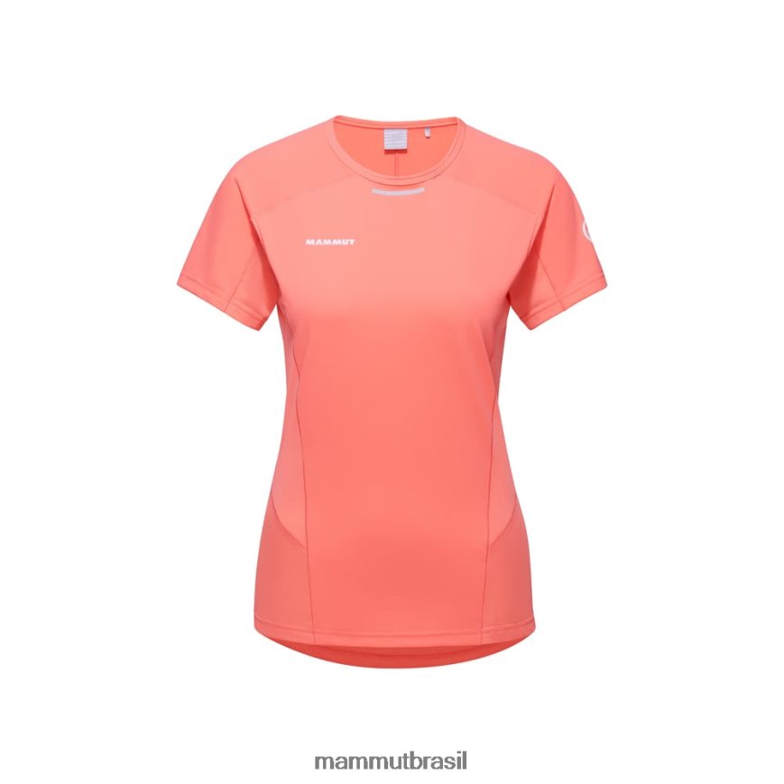 camiseta aenergy fl mulheres TZF08F862 Mammut roupas salmão