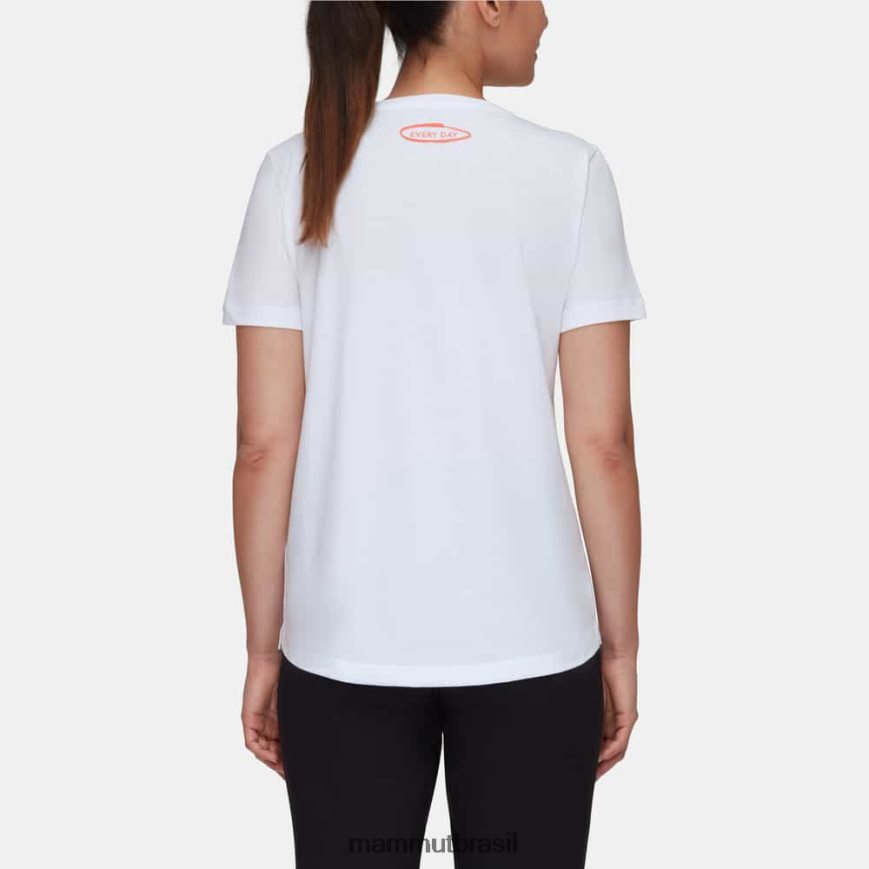 camiseta básica todos os dias mulheres TZF08F1098 Mammut roupas branco