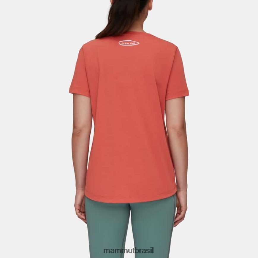 camiseta básica todos os dias mulheres TZF08F1099 Mammut roupas terracota