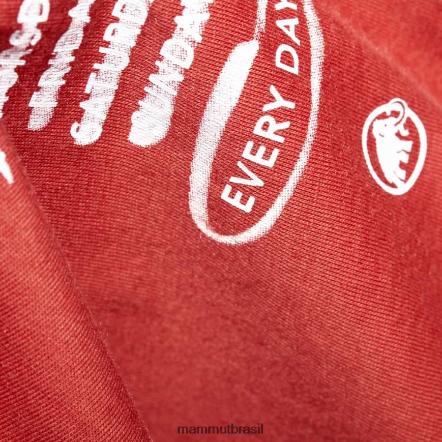 camiseta básica todos os dias mulheres TZF08F1099 Mammut roupas terracota