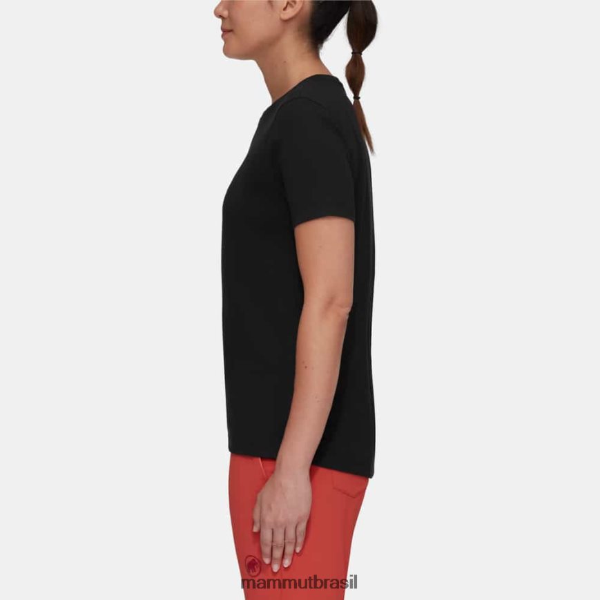 camiseta básica todos os dias mulheres TZF08F253 Mammut roupas preto