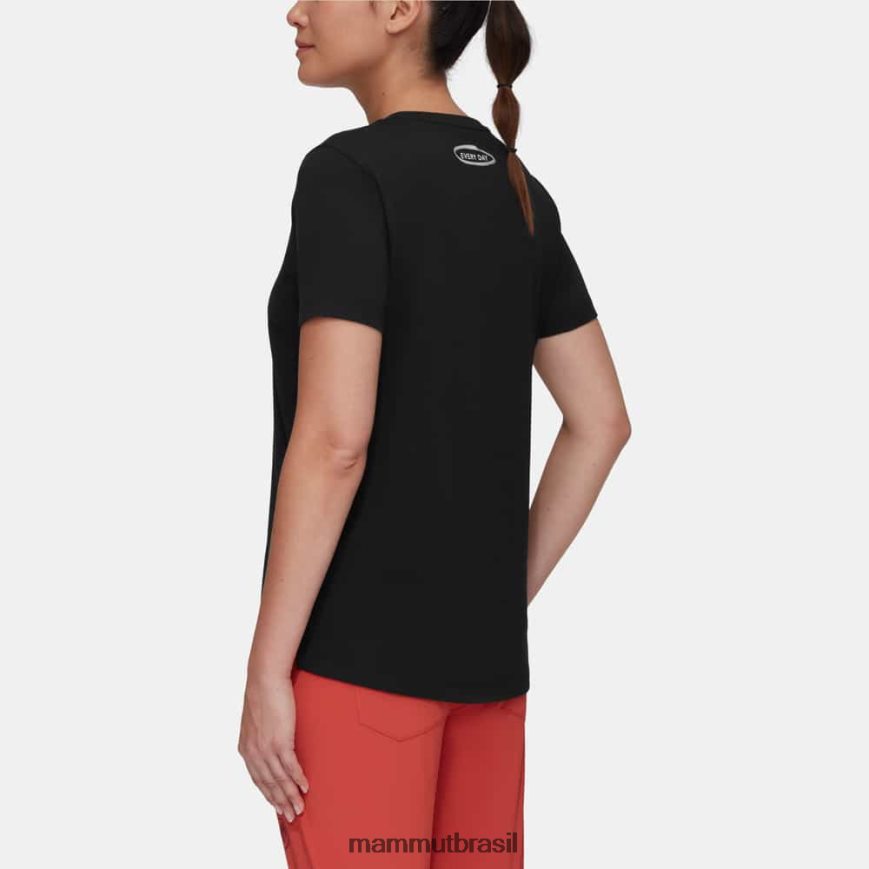 camiseta básica todos os dias mulheres TZF08F253 Mammut roupas preto