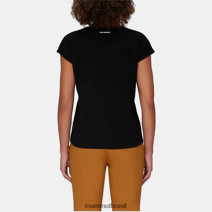 camiseta fora da montanha mulheres TZF08F1114 Mammut roupas preto