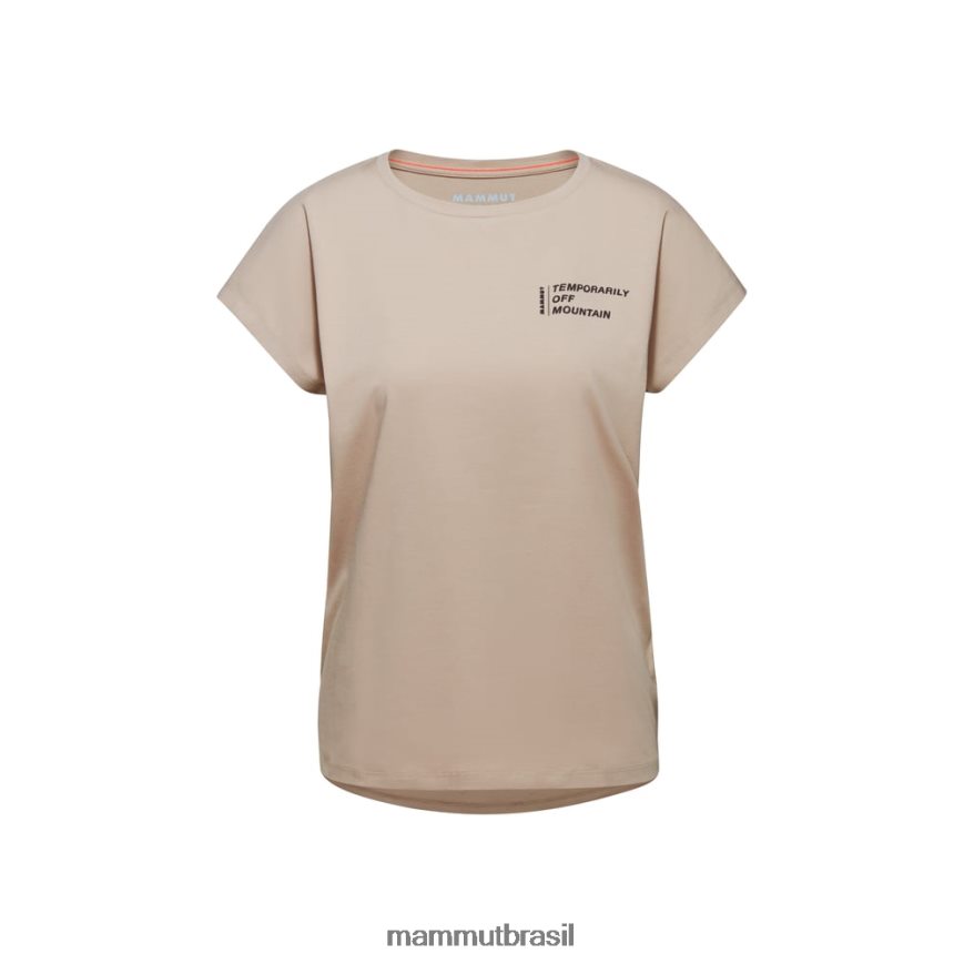 camiseta fora da montanha mulheres TZF08F1115 Mammut roupas savana