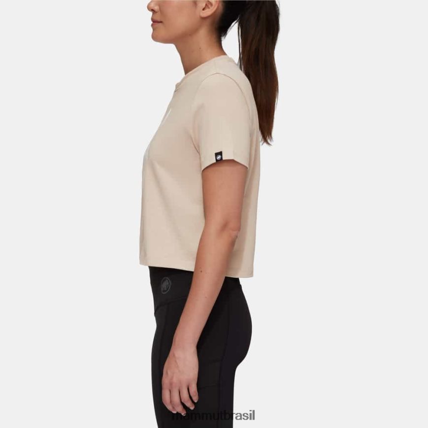 camiseta massone com letras cortadas mulheres TZF08F1093 Mammut roupas savana