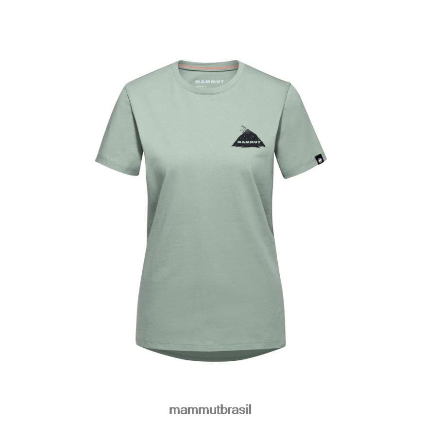 camiseta massone crag mulheres TZF08F1091 Mammut roupas jade
