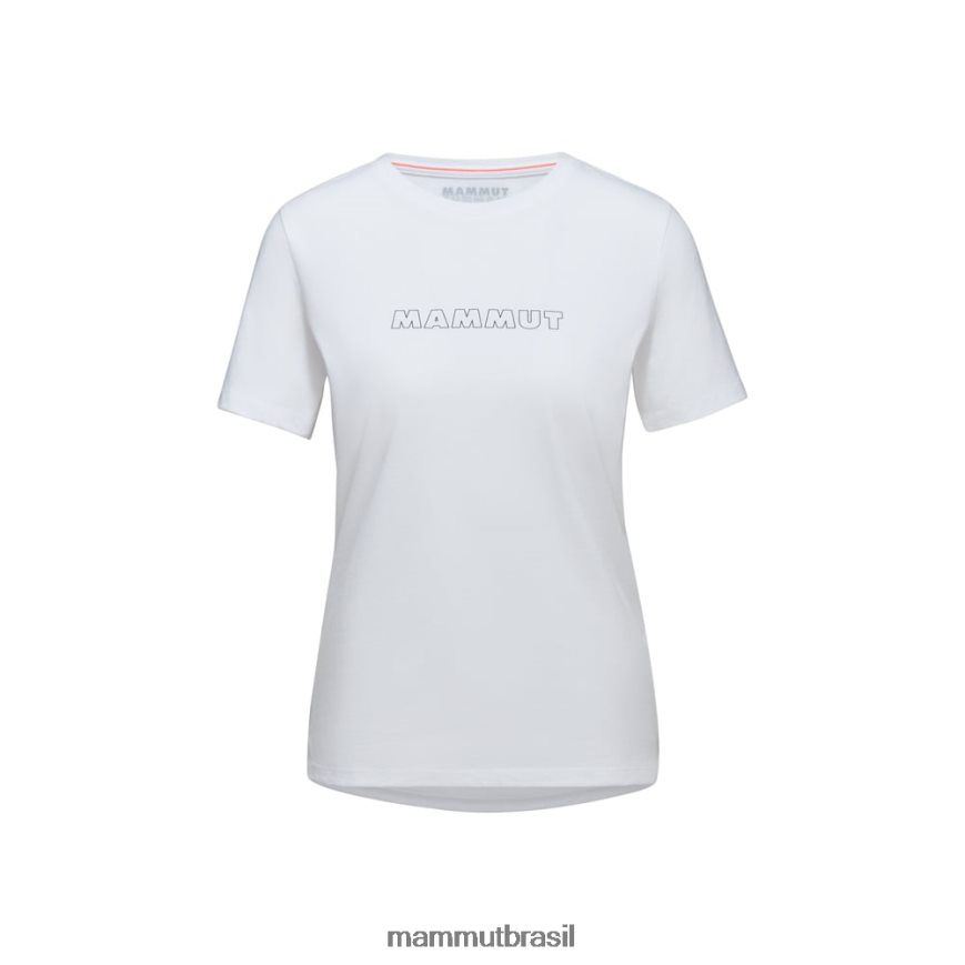 logotipo da camiseta principal mulheres TZF08F1039 Mammut roupas branco