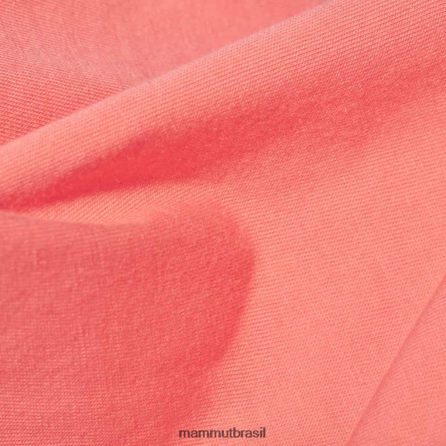 logotipo da camiseta principal mulheres TZF08F1040 Mammut roupas salmão