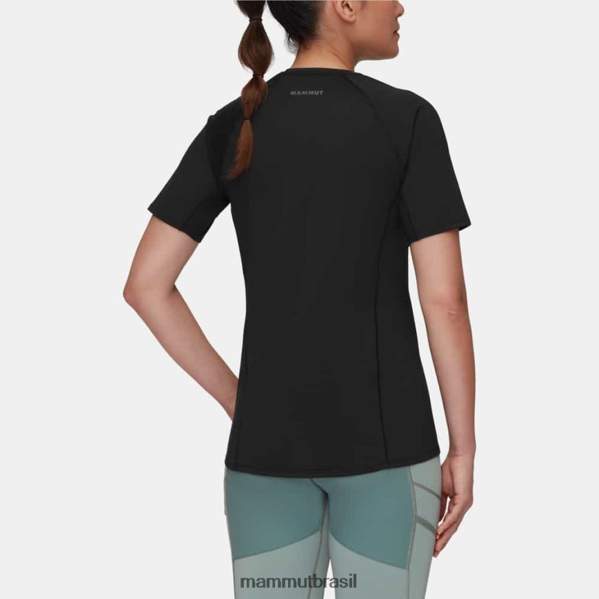 logotipo da camiseta selun fl mulheres TZF08F149 Mammut roupas preto