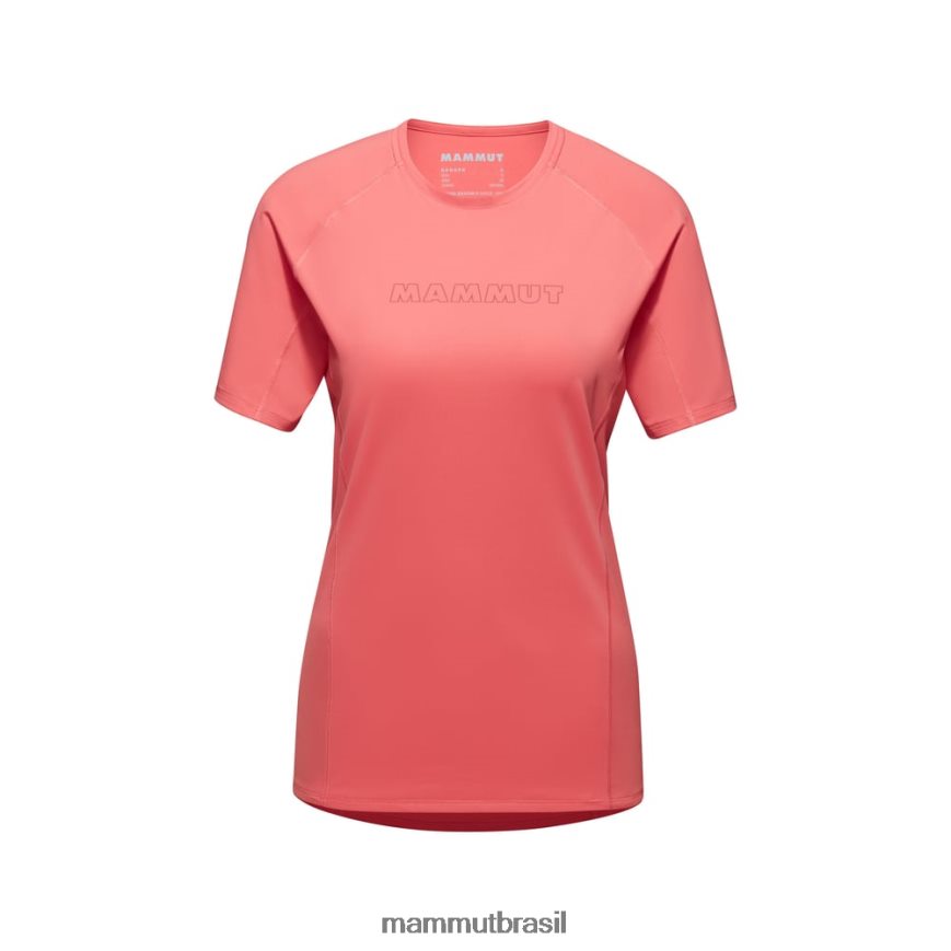 logotipo da camiseta selun fl mulheres TZF08F884 Mammut roupas salmão