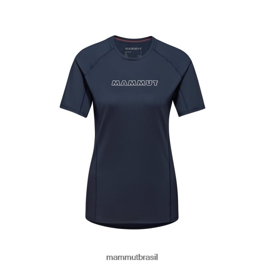 logotipo da camiseta selun fl mulheres TZF08F885 Mammut roupas marinho