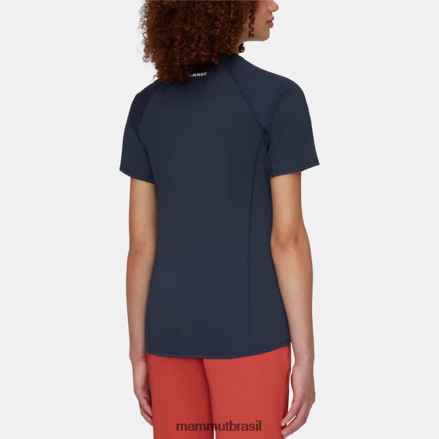 logotipo da camiseta selun fl mulheres TZF08F885 Mammut roupas marinho