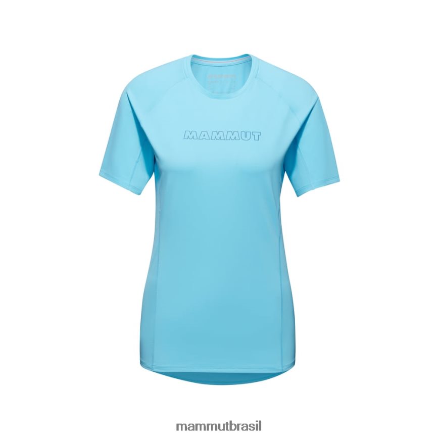 logotipo da camiseta selun fl mulheres TZF08F887 Mammut roupas azul legal