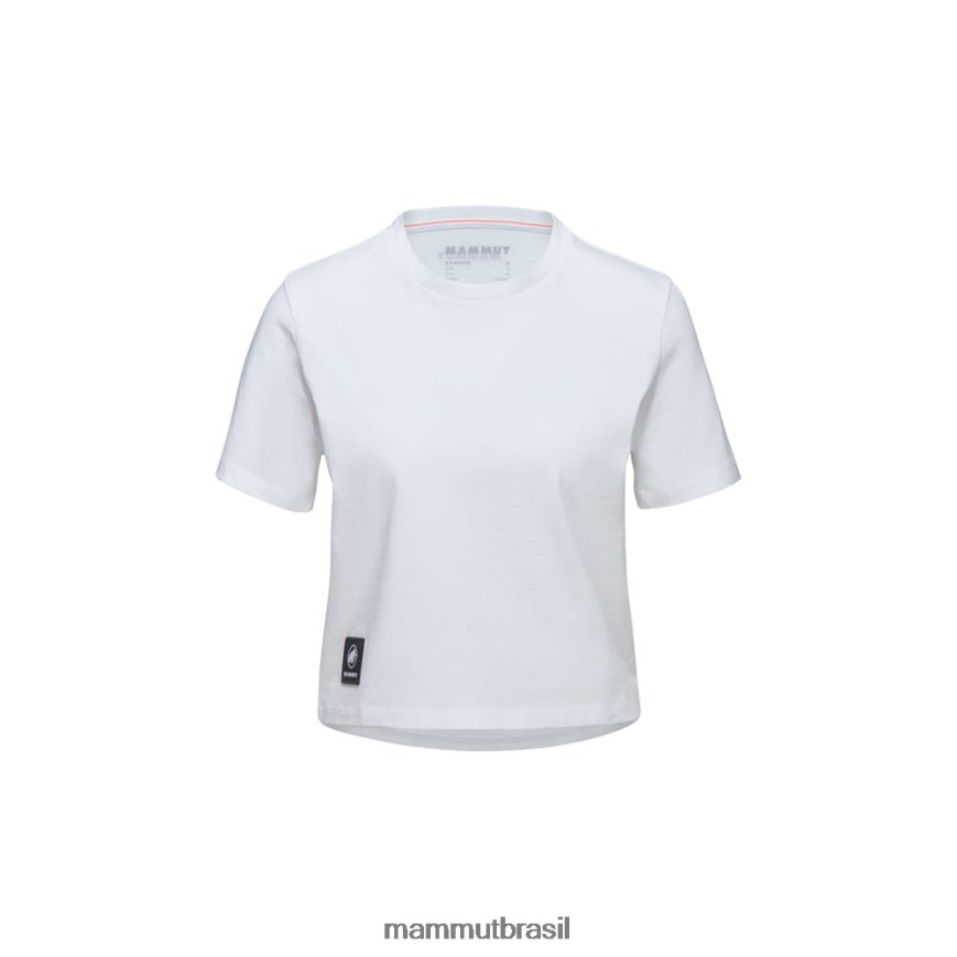 remendo cropped da camiseta massone mulheres TZF08F186 Mammut roupas branco