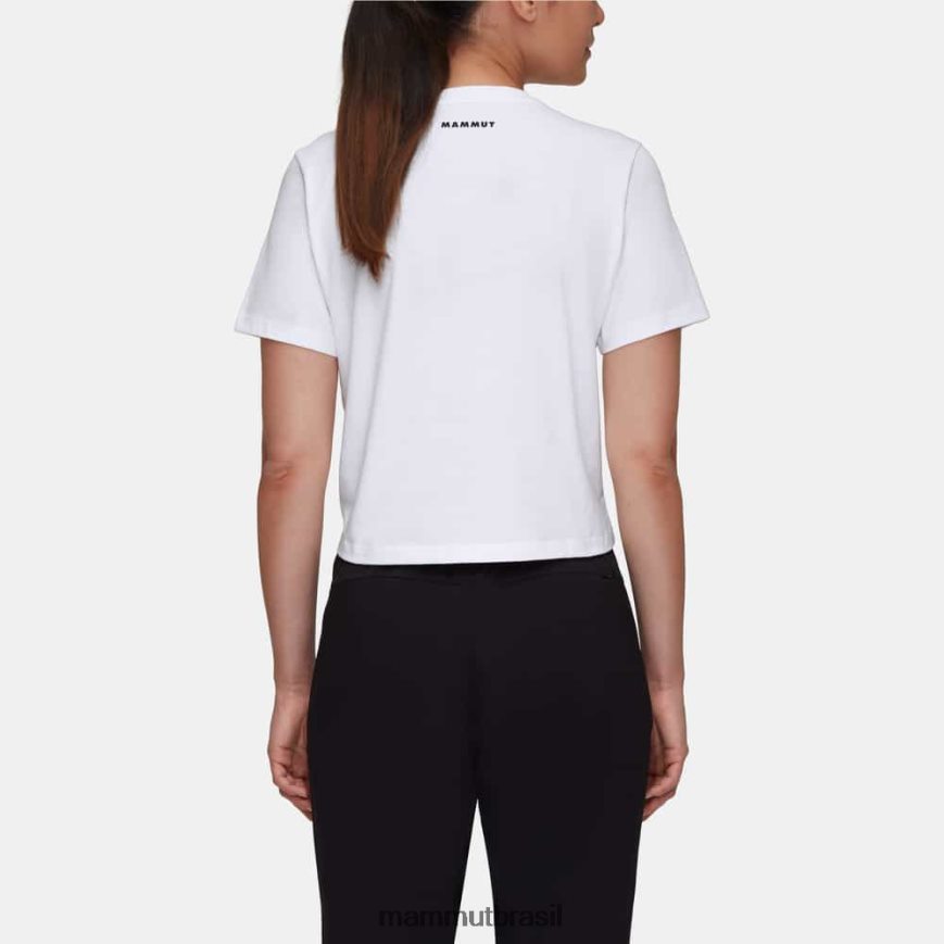 remendo cropped da camiseta massone mulheres TZF08F186 Mammut roupas branco
