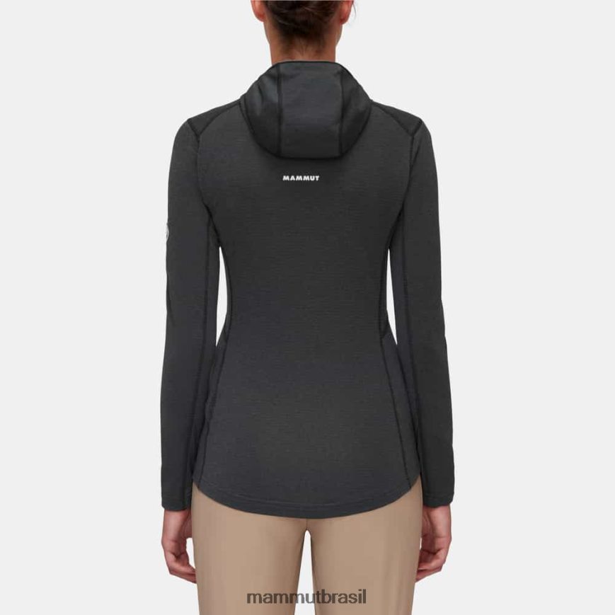 Jaqueta com capuz aenergy light ml mulheres TZF08F929 Mammut roupas fantasma negro