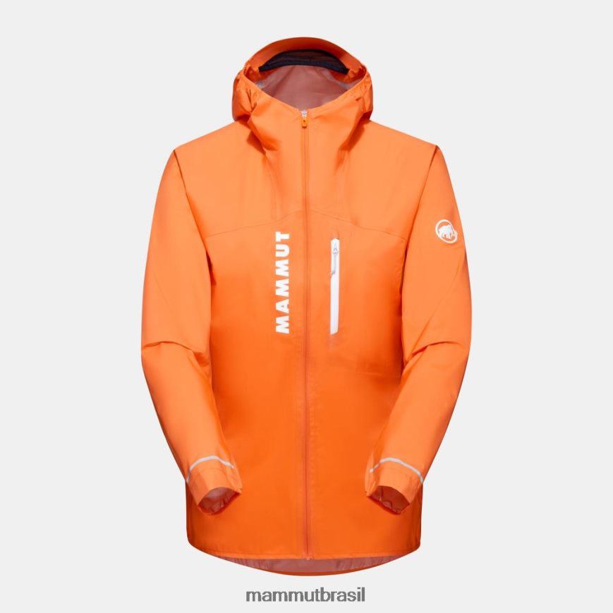 aenergy tr hs jaqueta com capuz mulheres TZF08F687 Mammut roupas tangerina escura