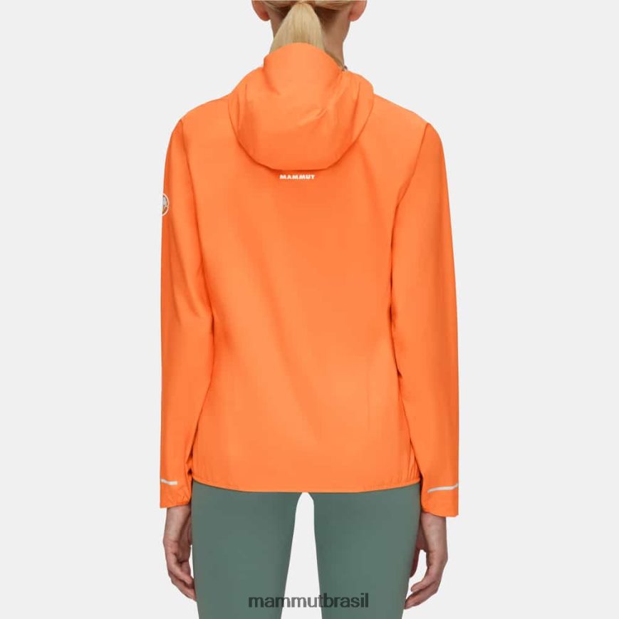 aenergy tr hs jaqueta com capuz mulheres TZF08F687 Mammut roupas tangerina escura