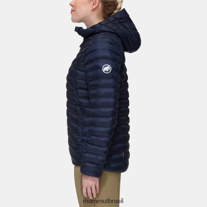 albula em jaqueta com capuz mulheres TZF08F730 Mammut roupas marinho