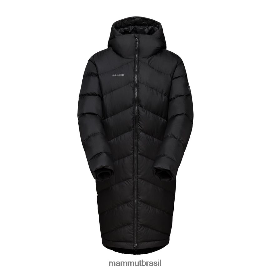 fedoz em parka com capuz mulheres TZF08F71 Mammut roupas preto