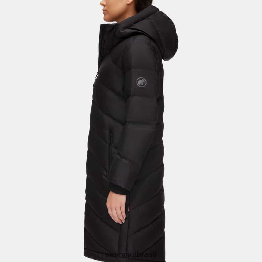 fedoz em parka com capuz mulheres TZF08F71 Mammut roupas preto