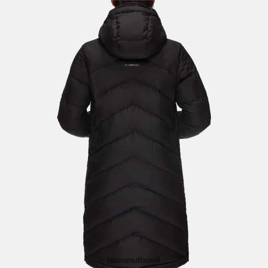 fedoz em parka com capuz mulheres TZF08F71 Mammut roupas preto
