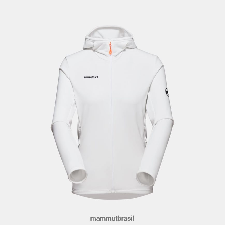 jaqueta com capuz aconcagua light ml mulheres TZF08F159 Mammut roupas branco