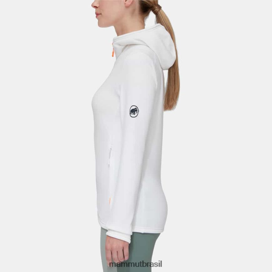jaqueta com capuz aconcagua light ml mulheres TZF08F159 Mammut roupas branco