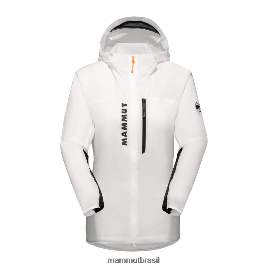 jaqueta com capuz aenergy wb mulheres TZF08F5 Mammut roupas Branco preto