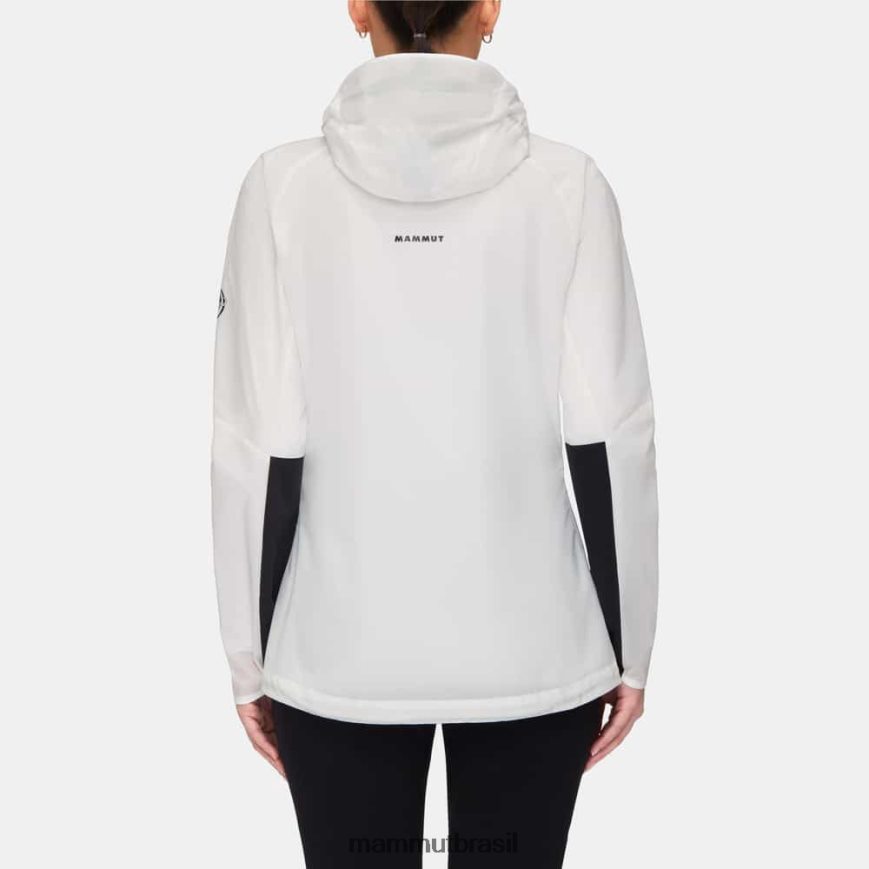 jaqueta com capuz aenergy wb mulheres TZF08F5 Mammut roupas Branco preto