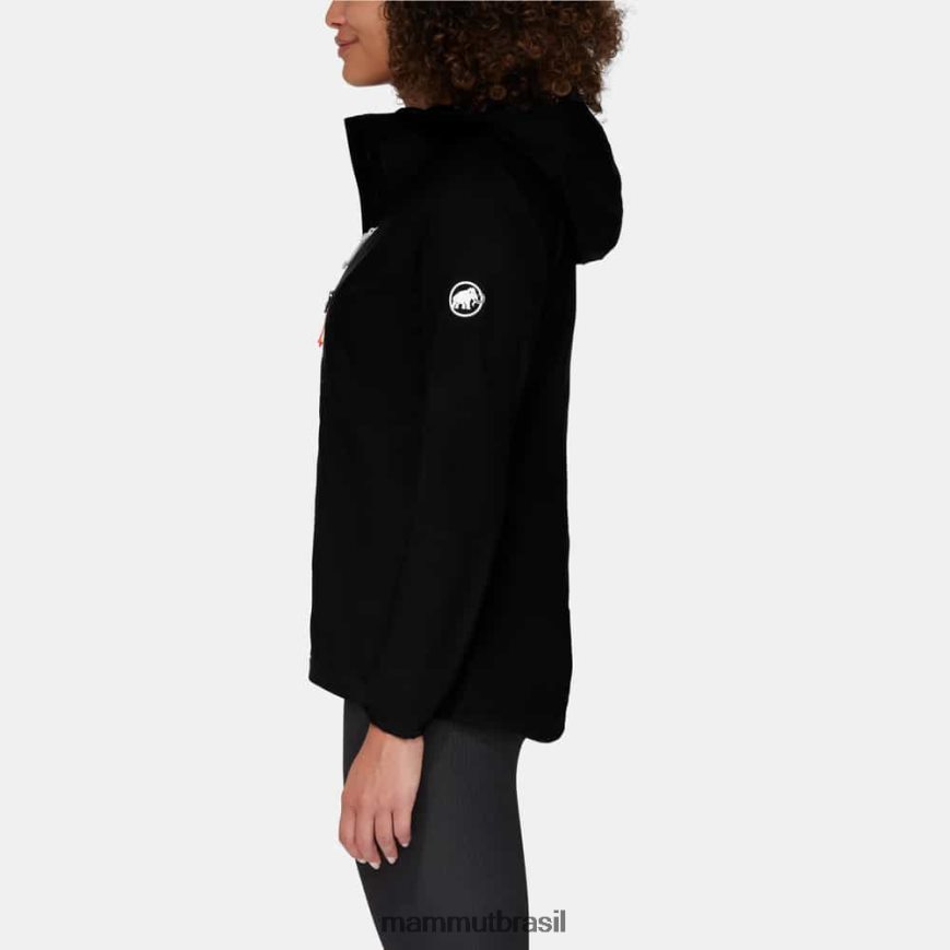 jaqueta com capuz aenergy wb mulheres TZF08F640 Mammut roupas preto