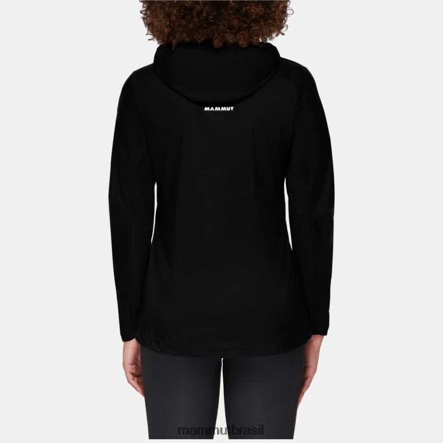 jaqueta com capuz aenergy wb mulheres TZF08F640 Mammut roupas preto