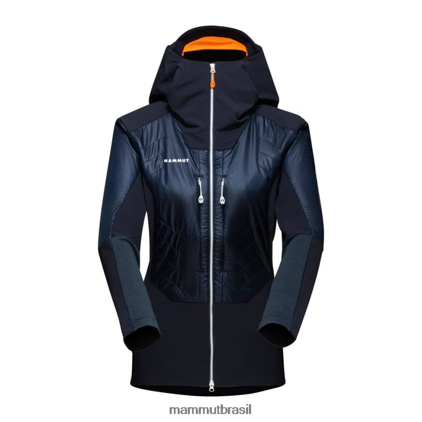 jaqueta com capuz eisfeld so hybrid mulheres TZF08F770 Mammut roupas noite