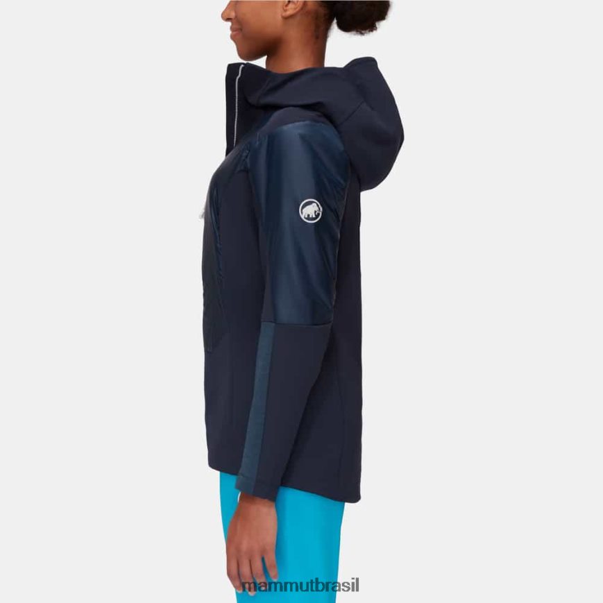 jaqueta com capuz eisfeld so hybrid mulheres TZF08F770 Mammut roupas noite