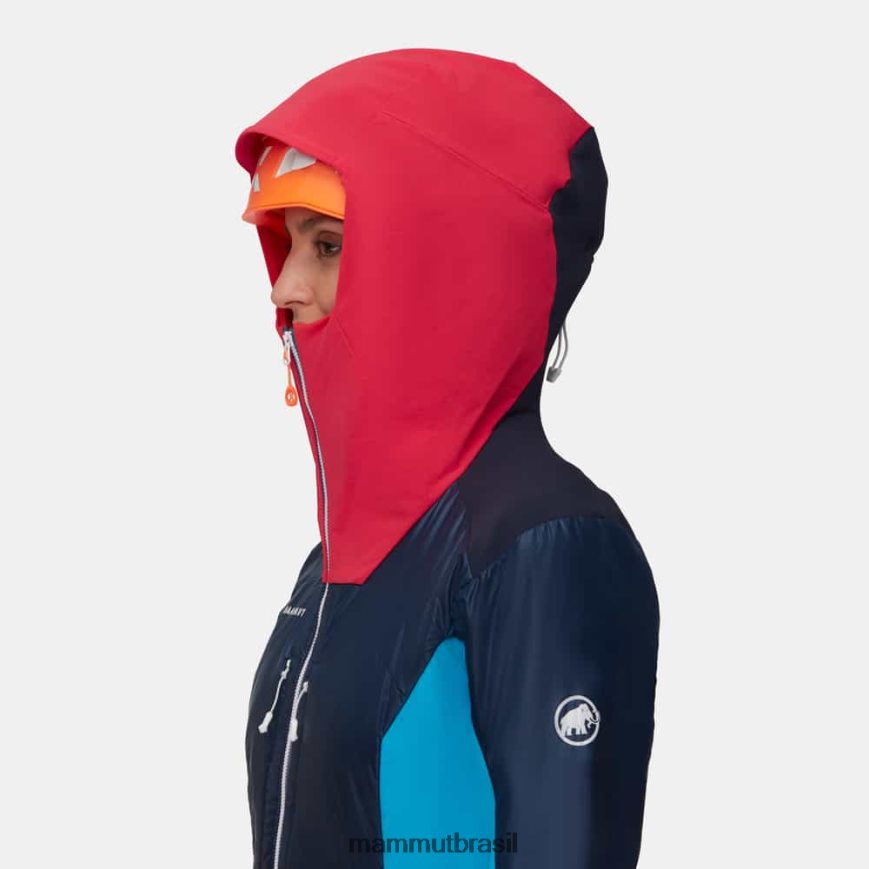 jaqueta com capuz eisfeld so hybrid mulheres TZF08F83 Mammut roupas noite-azaléia